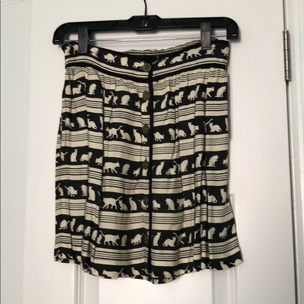Cute Cat Vintage Skirt